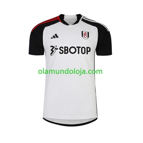 Camisola Fulham Homem Equipamento Primeiro 2023-2024 Manga Curta